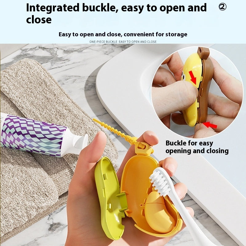 Banana Buddy Travel Toothbrush Case – Cute and Portable!