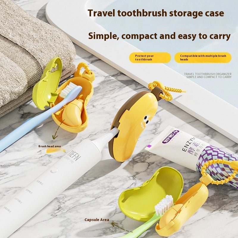 Banana Buddy Travel Toothbrush Case – Cute and Portable!